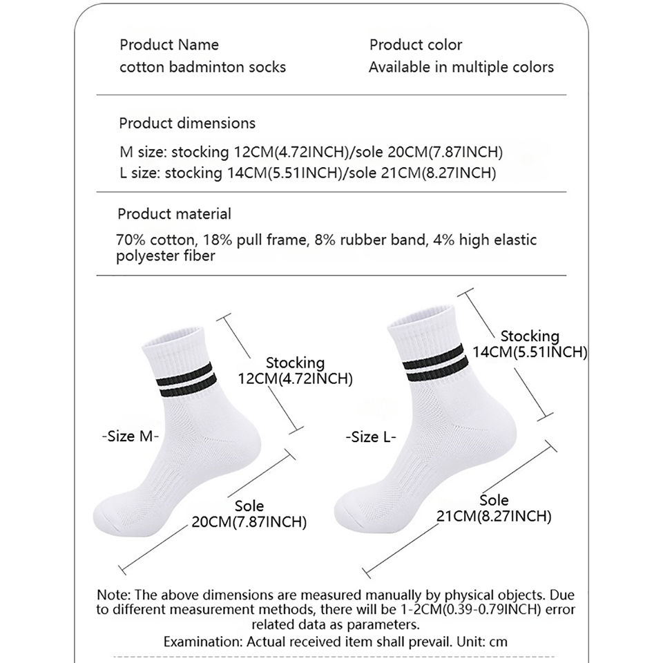 Loogdeel Cotton Non-slip Breat - Ankle Support Badminton review and price