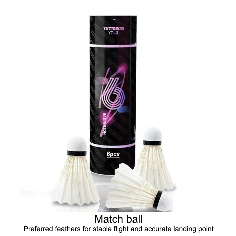 3/6Pcs White Goose Feather Bad - Badminton World review and price